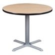 Round Pedestal Café Table w/ X Base (42" Diameter)