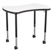Structure Series Bow Tie Mobile Collaborative Whiteboard Table