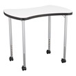 Structure Series Bow Tie Mobile Collaborative Whiteboard Table