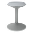 Adjustable-Height Active Stool w/ Upholstered Circular Seat