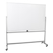 Double-Sided Mobile Magnetic Markerboard (6' W x 4' H)