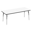 Rectangle Whiteboard Activity Table (30" W x 72" L)