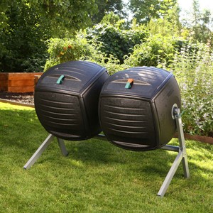Dual Composter - Tumbler Style