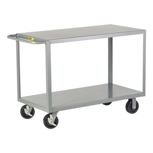 Heavy-Duty Shelf Truck w/ Two Flush Shelves (30" W x 48" L x 36" H)