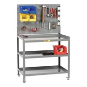 Workstation w/ Pegboard Panel