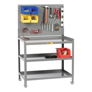 Workstation w/ Pegboard Panel