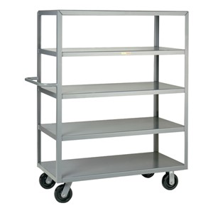 Multi-Shelf Truck w / Five Flush Shelves (24" W x 36" L x 63" H)
