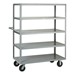 Multi-Shelf Truck w / Five Flush Shelves (24" W x 36" L x 63" H)