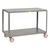 Mobile Table w/ Two Shelves