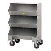 Welded-Steel Mobile Storage Bin 