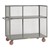 Bulk Handling Truck w/ Mesh Sides & Shelf