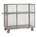 Bulk Handling Truck w/ Mesh Sides & Shelf
