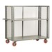 Bulk Handling Truck w/ Mesh Sides & Adjustable Shelf