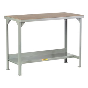 Welded Steel Workbench w/ Hardboard Top