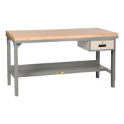 Adjustable Height Workbench w/ Butcher Block Top