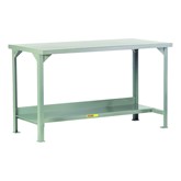 Welded Steel Workbench w/ Shelf