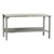 Adjustable-Height Welded Steel Workbench w/ Shelf