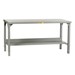 Adjustable-Height Welded Steel Workbench w/ Shelf