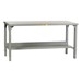 Adjustable-Height Welded Steel Workbench w/ Shelf