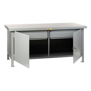 Heavy-Duty Cabinet Workbench w/ Two Drawers