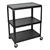 Extra-Large Adjustable Steel AV Cart