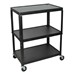 Extra-Large Adjustable Steel AV Cart
