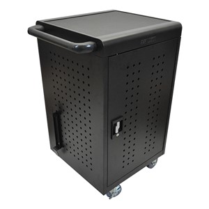 Vertical Tablet Charging Cart w/ Key Lock - Closed