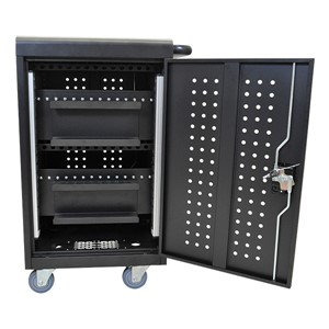 Vertical Tablet Charging Cart - Rear