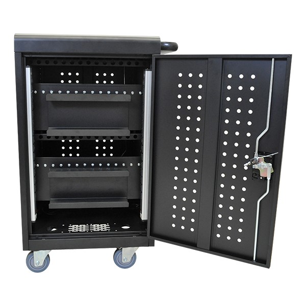 Vertical Tablet Charging Cart - Rear