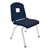 Split-Bucket Preschool Chair - Navy