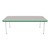 Rectangle Activity Table - Gray Nebula w/ Dustin Green Edgeband