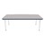 Rectangle Activity Table - Gray Nebula w/ Navy Edgeband
