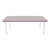 Rectangle Activity Table - Gray Nebula w/ Purple Edgeband