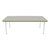 Rectangle Activity Table - Gray Nebula w/ Sour Apple Edgeband