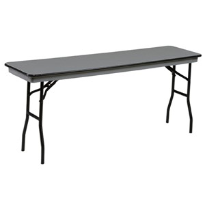 NLW Series ABS Plastic Top Training Table - Shown with standard legs.