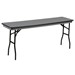 NLW Series ABS Plastic Top Training Table - Shown with standard legs.