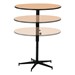 Adjustable-Height Round Banquet Table - Shown w/ Laminate Top