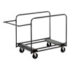 Edge-Stacking Professional Round Folding Table Caddy