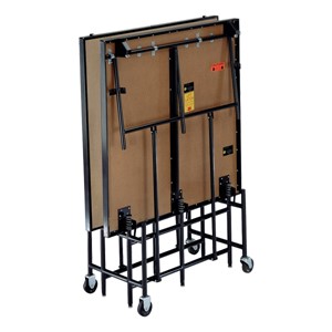 Mobile Stage Section w/ Hardboard Deck - Shown folded