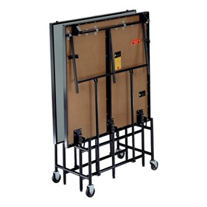 Mobile Stage Section w/ Polypropylene Deck - Shown folded