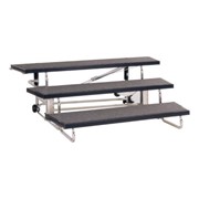 TransFold Choral Risers w/ Carpet Deck