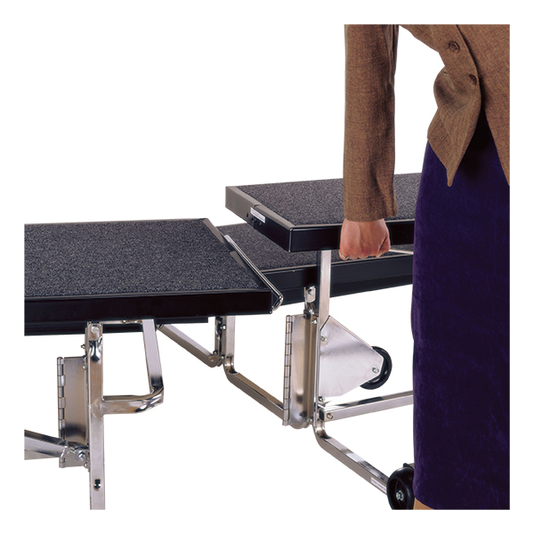 TransFold Choral Risers - Setup/breakdown shown - Linking risers