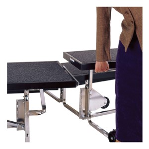 TransFold Choral Risers - Setup/breakdown shown - Linking risers