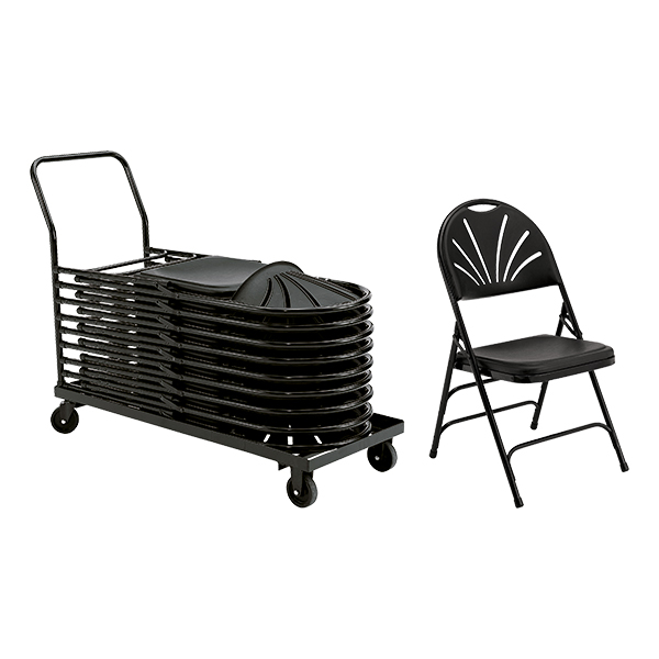 Pack of Twenty-Four Series Folding Chairs w/ Bonus Dolly | School ...