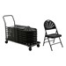 Pack of Twenty-Four1100 Series Folding Chairs w/ Bonus Dolly
