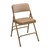 1300 Series Vinyl-Upholstered Premium Folding Chair - Beige
