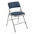 2200 Series Fabric Upholstered Folding Chair - Blue fabric & gray frame