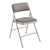 2200 Series Fabric Upholstered Folding Chair - Gray fabric & frame