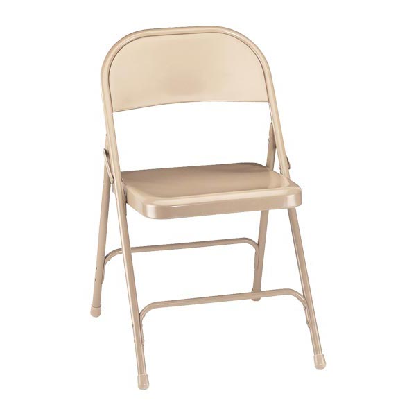 50 Series Steel Folding Chair - Beige
