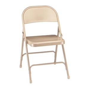 50 Series Steel Folding Chair - Beige